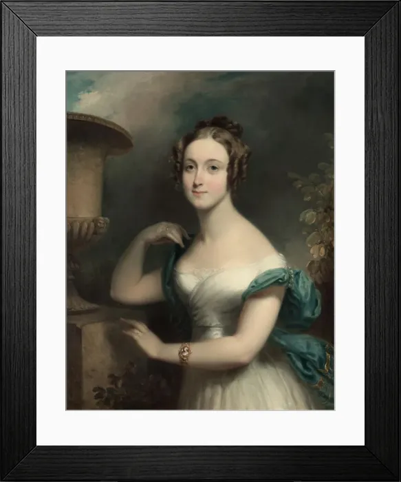 Framed Print : Mary Ward Betts, 1830s. Creator: Henry Inman (American, 1801-1846) Framed Print : Mary Ward Betts, 1830s. Creator: Henry Inman (American, 1801-1846)