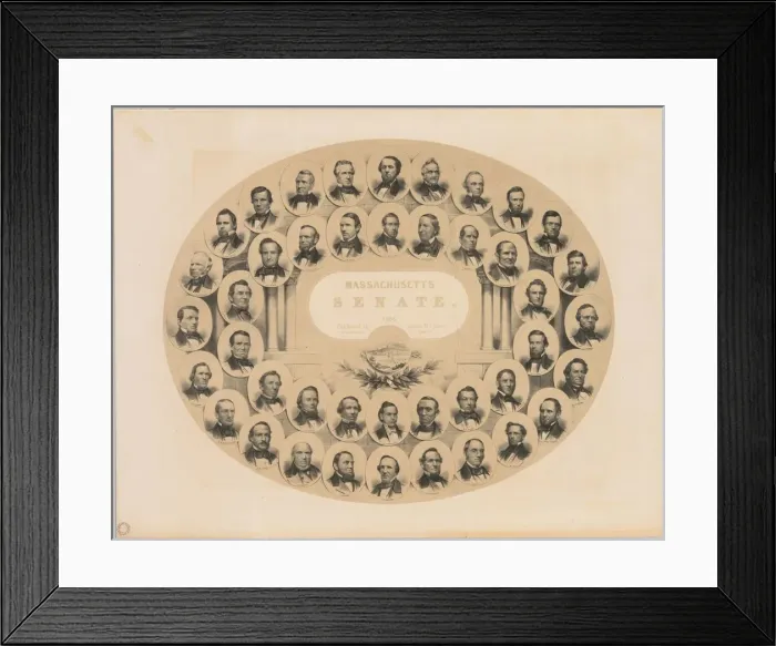 Framed Print : Massachusetts Senate, 1856. Creator: Winslow Homer (American, 1836-1910) Framed Print : Massachusetts Senate, 1856. Creator: Winslow Homer (American, 1836-1910)