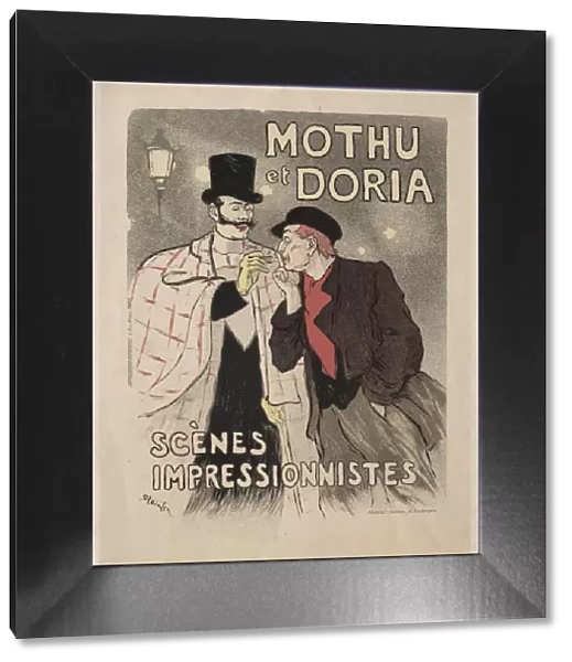 Mothu et Doria - Scenes impressionistes, 1893. Creator: Theophile Alexandre Steinlen