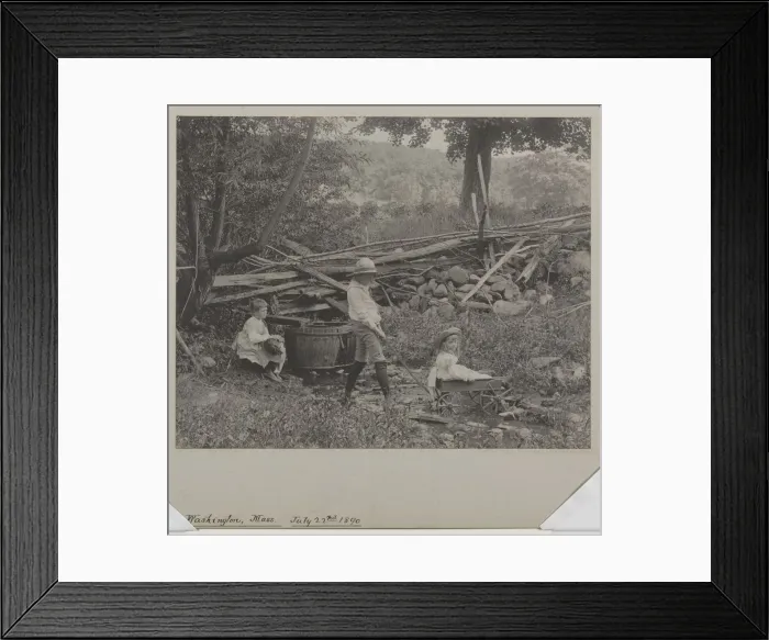 Framed Print : Mount Washington, Massachusetts, July 22, 1890, 1890. Creator: Robert Stuart Redfield (American Framed Print : Mount Washington, Massachusetts, July 22, 1890, 1890. Creator: Robert Stuart Redfield (American