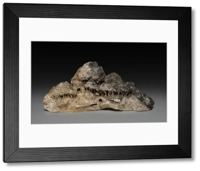 Framed Print : Mountain and Landscape, 1800s. Creator: Unknown Framed Print : Mountain and Landscape, 1800s. Creator: Unknown
