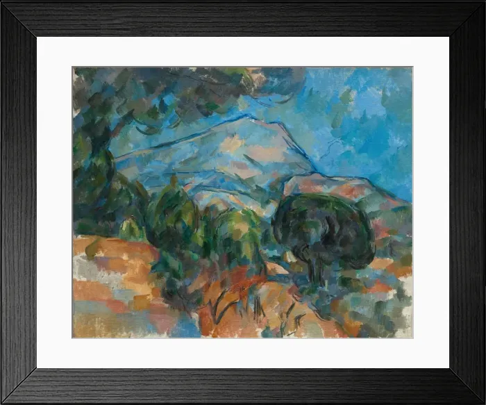 Framed Print : Mount Sainte-Victoire, c. 1904. Creator: Paul Cezanne (French, 1839-1906) Framed Print : Mount Sainte-Victoire, c. 1904. Creator: Paul Cezanne (French, 1839-1906)