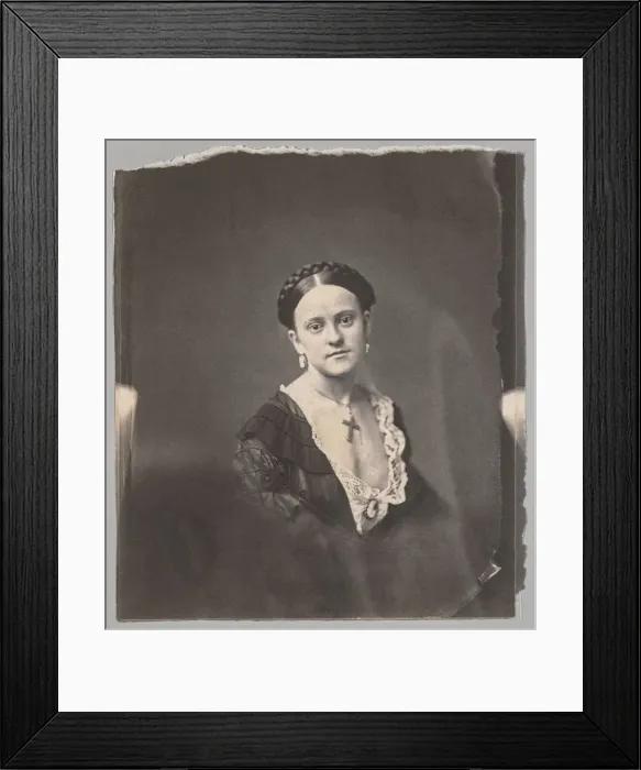 Framed Print : Mrs. John R. Johnston, before 1857. Creator: John R. Johnston (American, 1820-1872) Framed Print : Mrs. John R. Johnston, before 1857. Creator: John R. Johnston (American, 1820-1872)