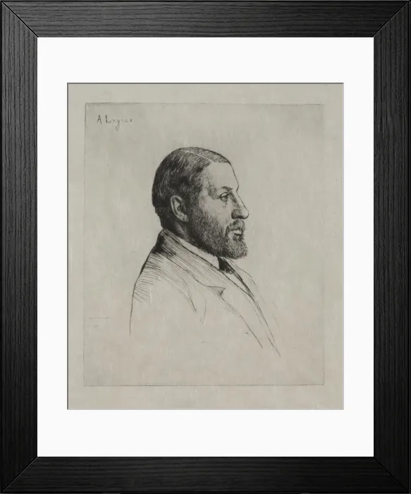 Framed Print : Murray Marks. Creator: Alphonse Legros (French, 1837-1911) Framed Print : Murray Marks. Creator: Alphonse Legros (French, 1837-1911)