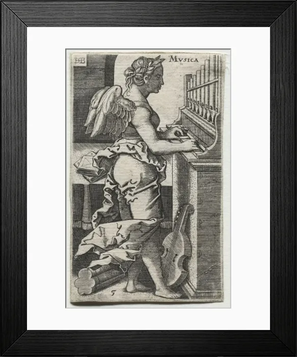 Framed Print : Musica. Creator: Unknown Framed Print : Musica. Creator: Unknown