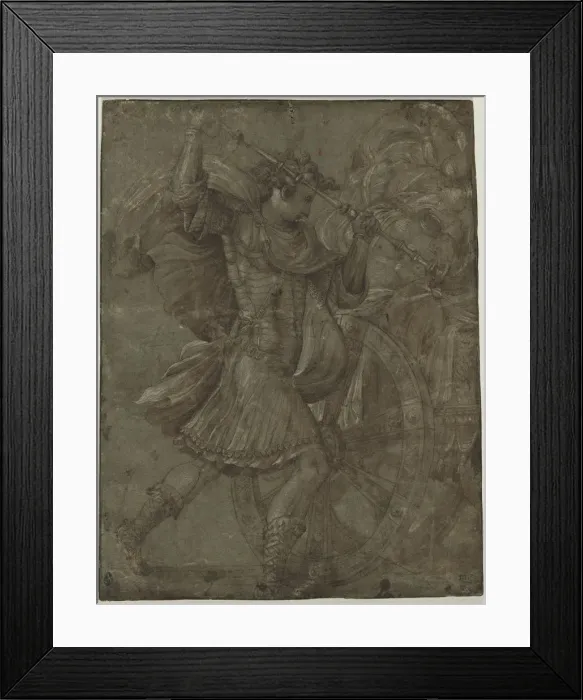 Framed Print : Man in Armor beside a Chariot, c. 1550. Creator: Francesco Salviati (Italian, 1510-1563) Framed Print : Man in Armor beside a Chariot, c. 1550. Creator: Francesco Salviati (Italian, 1510-1563)