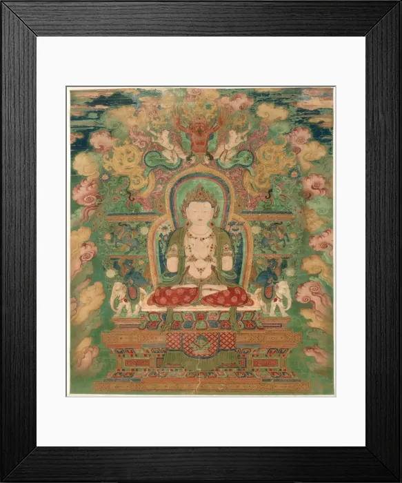 Framed Print : Manjushri, c. 1500-1550. Creator: Unknown Framed Print : Manjushri, c. 1500-1550. Creator: Unknown