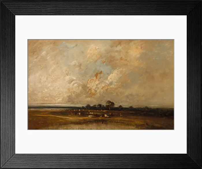Framed Print : Marshland, 1860s-1870s. Creator: Jules Dupre (French, 1811-1889) Framed Print : Marshland, 1860s-1870s. Creator: Jules Dupre (French, 1811-1889)