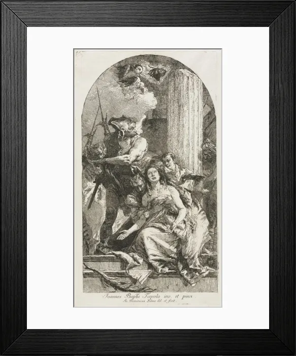 Framed Print : Martyrdom of St. Agatha. Creator: Giovanni Domenico Tiepolo (Italian, 1727-1804) Framed Print : Martyrdom of St. Agatha. Creator: Giovanni Domenico Tiepolo (Italian, 1727-1804)