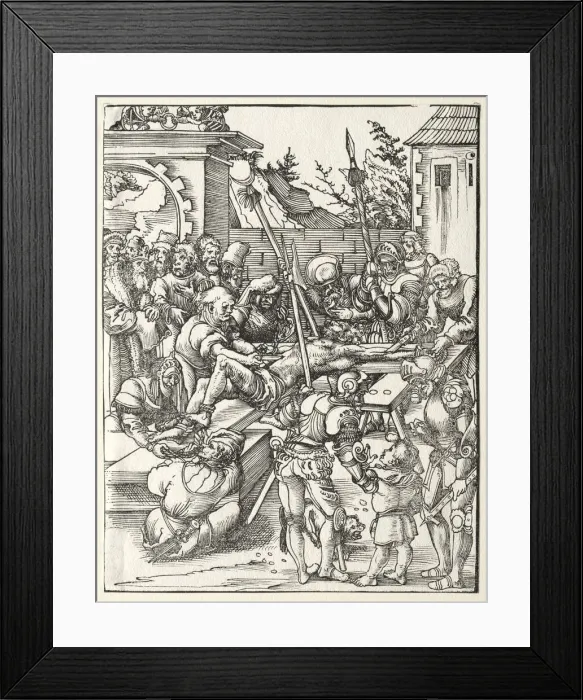Framed Print : Martyrdom of St. Bartholomew. Creator: Lucas Cranach (German, 1472-1553) Framed Print : Martyrdom of St. Bartholomew. Creator: Lucas Cranach (German, 1472-1553)
