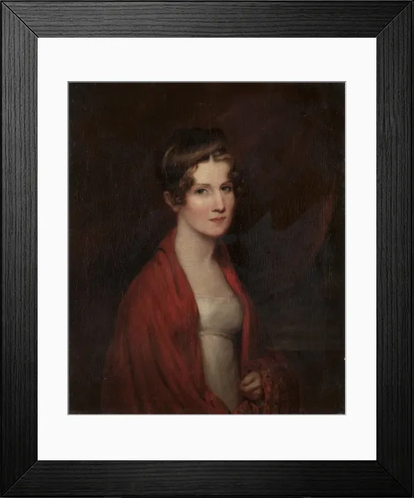 Framed Print : Mary Fairlie Cooper, probably 1810s. Creator: William Dunlap (American, 1766-1839) Framed Print : Mary Fairlie Cooper, probably 1810s. Creator: William Dunlap (American, 1766-1839)