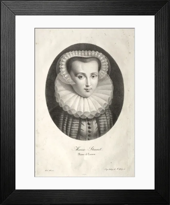Framed Print : Mary Stuart. Creator: Christian Ludwig Wilhelm Heuer (German, 1813-1890) Framed Print : Mary Stuart. Creator: Christian Ludwig Wilhelm Heuer (German, 1813-1890)