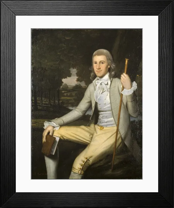 Framed Print : Moses Seymour, Jr. 1789. Creator: Ralph Earl (American, 1751-1801) Framed Print : Moses Seymour, Jr. 1789. Creator: Ralph Earl (American, 1751-1801)