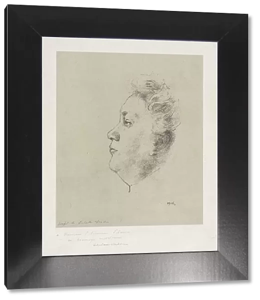 Mlle. Juliette Dodu, 1904. Creator: Odilon Redon (French, 1840-1916); Auguste Clot (French