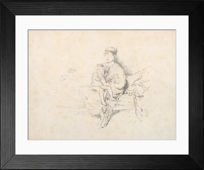 Framed Print : Mother and Child, No. 2, 1896. Creator: James McNeill Whistler (American, 1834-1903) Framed Print : Mother and Child, No. 2, 1896. Creator: James McNeill Whistler (American, 1834-1903)
