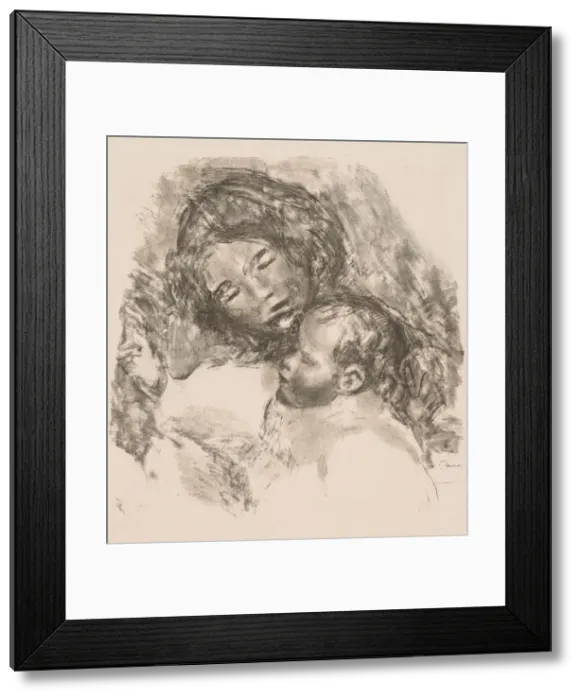 Framed Print : Motherhood, 1912?. Creator: Pierre-Auguste Renoir (French, 1841-1919) Framed Print : Motherhood, 1912?. Creator: Pierre-Auguste Renoir (French, 1841-1919)