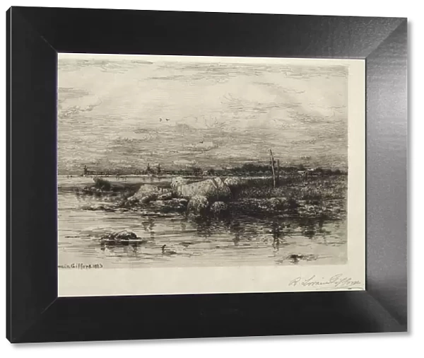 Mouth of the Apponaganasett River, 1883. Creator: Robert Swain Gifford (American, 1840-1905)