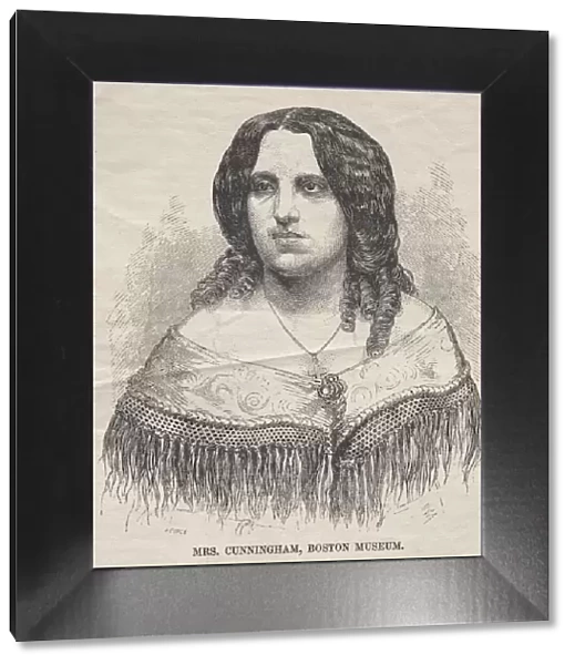 Mrs. Cunningham, Boston Museum, 1859. Creator: Winslow Homer (American, 1836-1910)