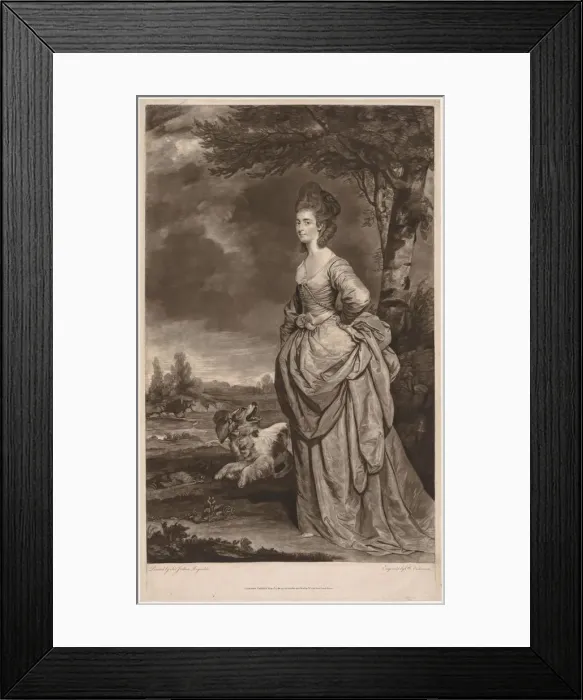 Framed Print : Mrs. Matthew Ellis, 1780. Creator: William Dickinson (British, 1746-1823) Framed Print : Mrs. Matthew Ellis, 1780. Creator: William Dickinson (British, 1746-1823)