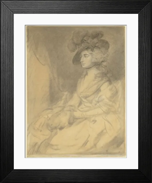 Framed Print : Mrs. Sarah Siddons, 1785. Creator: Thomas Gainsborough (British, 1727-1788) Framed Print : Mrs. Sarah Siddons, 1785. Creator: Thomas Gainsborough (British, 1727-1788)