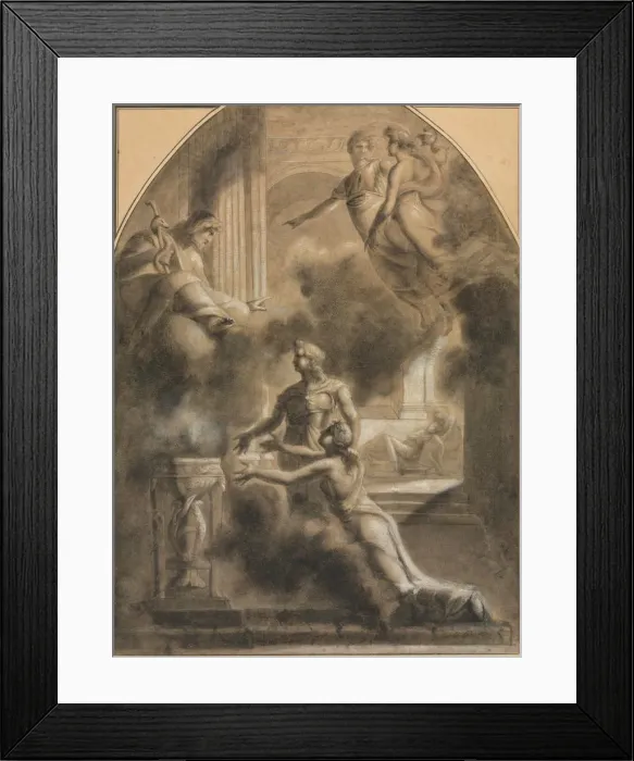 Framed Print : Mythological Scene. Creator: Pierre-Paul Prud hon (French, 1758-1823) Framed Print : Mythological Scene. Creator: Pierre-Paul Prud hon (French, 1758-1823)