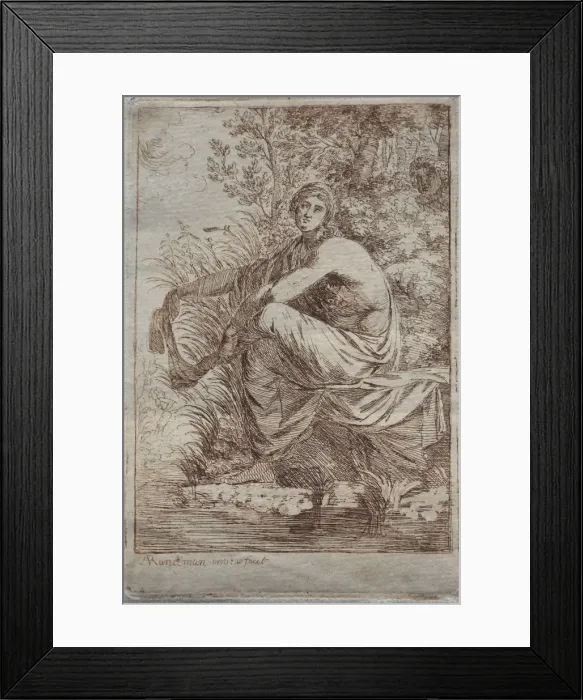 Framed Print : Musidora, c. 1775. Creator: Alexander Runciman (British, 1736-1785) Framed Print : Musidora, c. 1775. Creator: Alexander Runciman (British, 1736-1785)