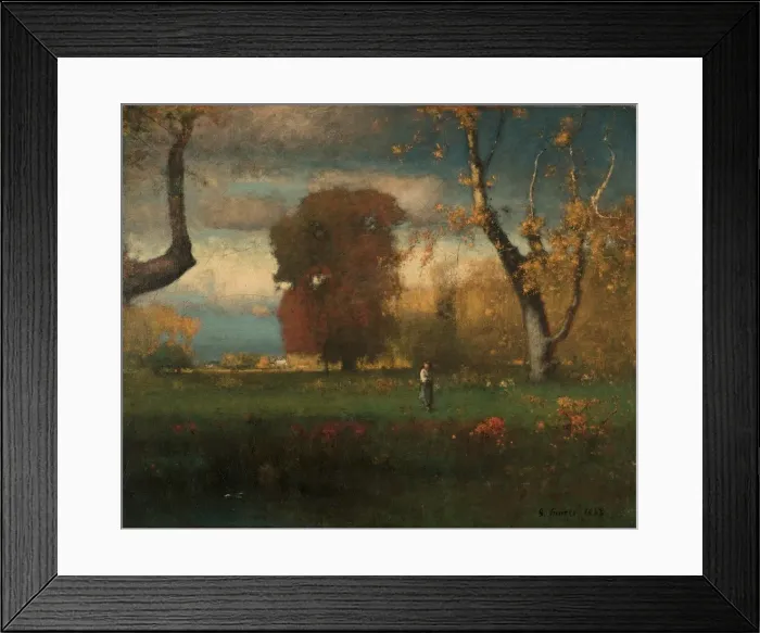 Framed Print : Landscape, 1888. Creator: George Inness (American, 1825-1894) Framed Print : Landscape, 1888. Creator: George Inness (American, 1825-1894)