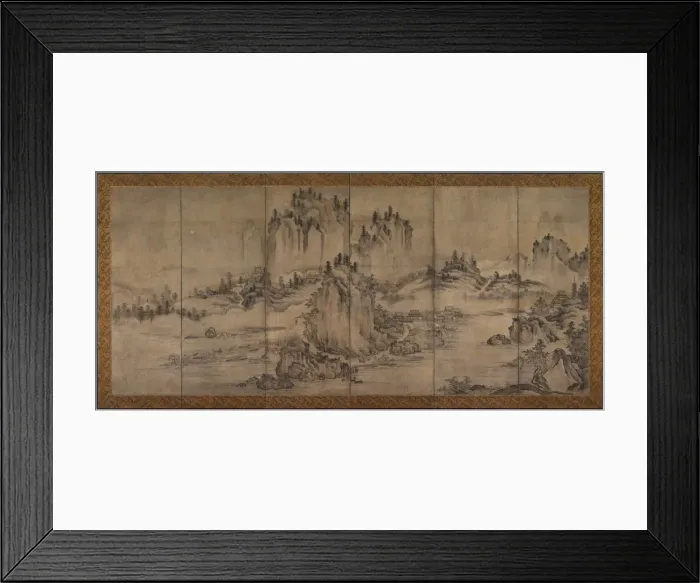 Framed Print : Landscape, second half of the 1500s. Creator: Unknown Framed Print : Landscape, second half of the 1500s. Creator: Unknown