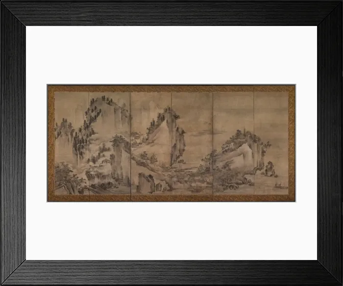 Framed Print : Landscape, second half of the 1500s. Creator: Unknown Framed Print : Landscape, second half of the 1500s. Creator: Unknown
