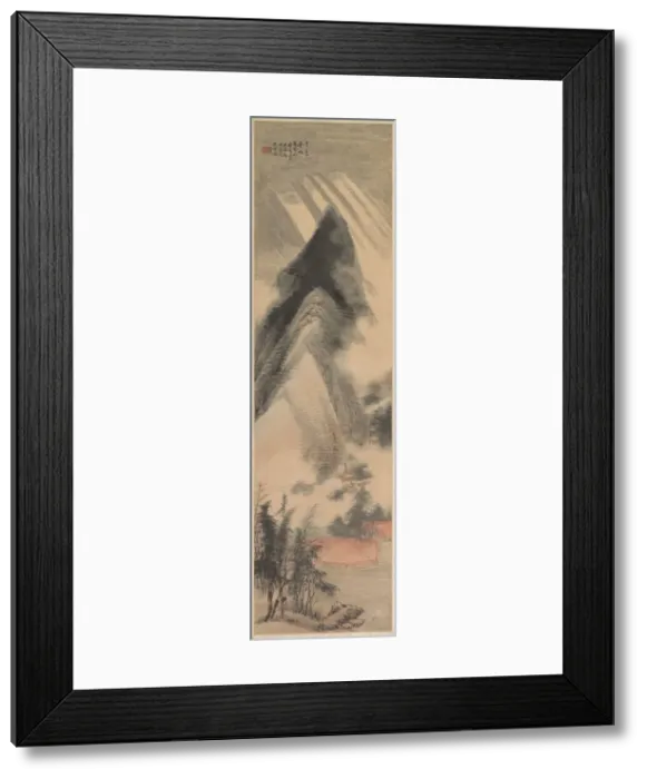 Framed Print : Landscape, 1892. Creator: Ren Yu (Chinese, 1853-1901) Framed Print : Landscape, 1892. Creator: Ren Yu (Chinese, 1853-1901)