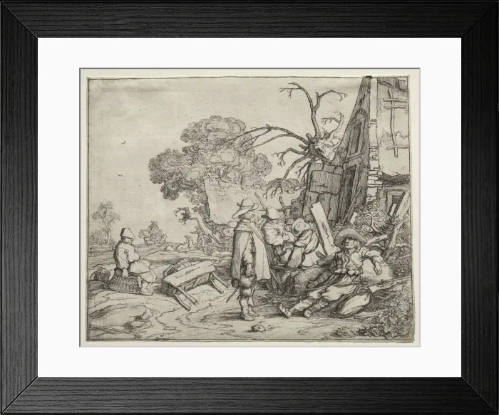 Framed Print : Landscape with Soldiers, 1626. Creator: Pieter Molyn (Dutch, 1595-1661) Framed Print : Landscape with Soldiers, 1626. Creator: Pieter Molyn (Dutch, 1595-1661)