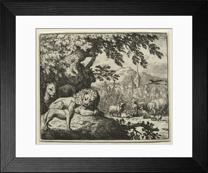 Framed Print : Reynard the Fox: Reynard Continues His Story. Creator: Allart van Everdingen (Dutch, 1621-1675) Framed Print : Reynard the Fox: Reynard Continues His Story. Creator: Allart van Everdingen (Dutch, 1621-1675)