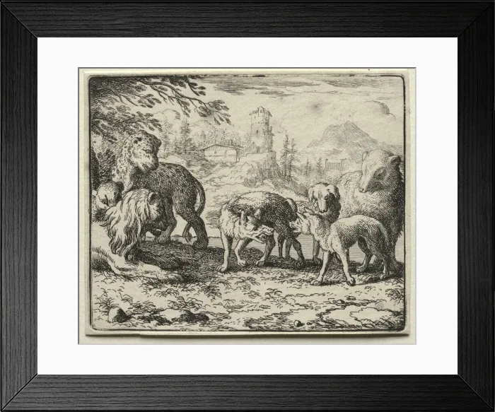 Framed Print : Reynard the Fox: The Condemnation of Reynard. Creator: Allart van Everdingen (Dutch, 1621-1675) Framed Print : Reynard the Fox: The Condemnation of Reynard. Creator: Allart van Everdingen (Dutch, 1621-1675)
