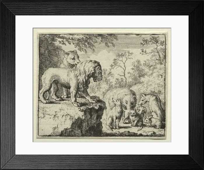 Framed Print : Reynard the Fox: The Pardon of Reynard. Creator: Allart van Everdingen (Dutch, 1621-1675) Framed Print : Reynard the Fox: The Pardon of Reynard. Creator: Allart van Everdingen (Dutch, 1621-1675)