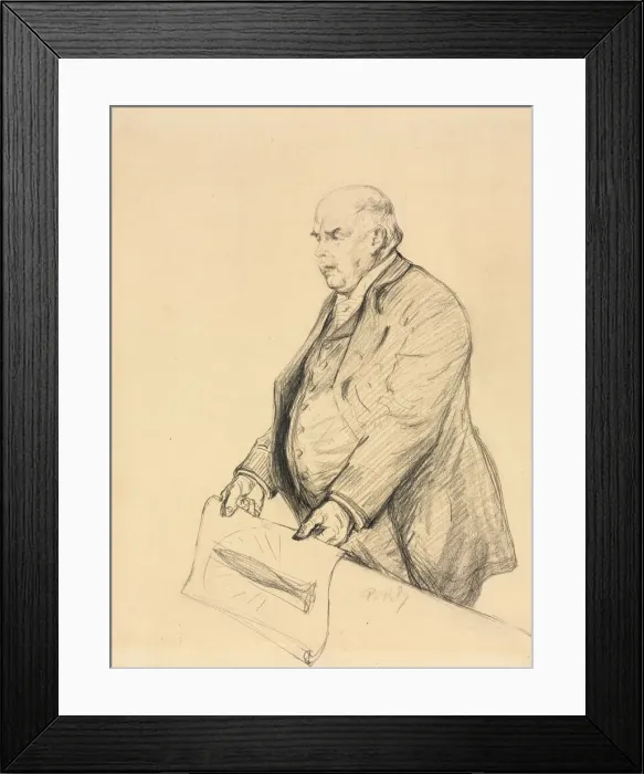 Framed Print : Robert Green Ingersoll, fourth quarter 19th century. Creator: Charles Paul Renouard (French Framed Print : Robert Green Ingersoll, fourth quarter 19th century. Creator: Charles Paul Renouard (French