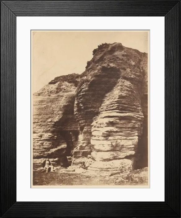 Framed Print : Rocks at Livermead near Torquay (England), c. 1852. Creator: John Dillwyn Llewelyn (British Framed Print : Rocks at Livermead near Torquay (England), c. 1852. Creator: John Dillwyn Llewelyn (British