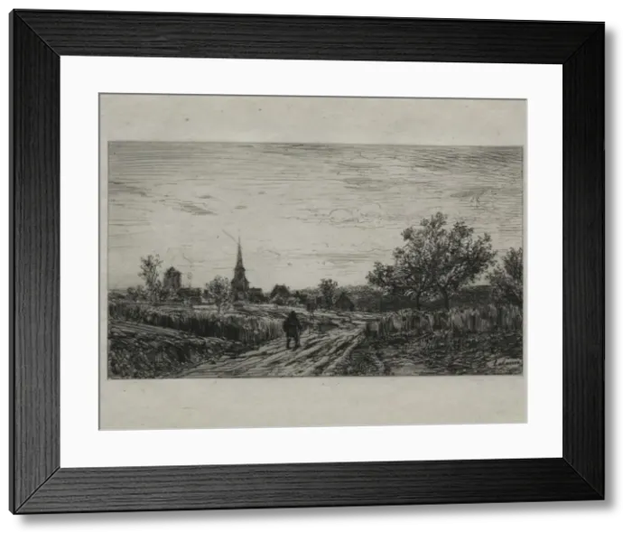Framed Print : Retour au Sete. Creator: Maxime Lalanne (French, 1827-1886) Framed Print : Retour au Sete. Creator: Maxime Lalanne (French, 1827-1886)