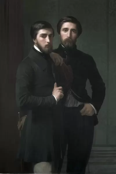 Rene-Charles Dassy and His Brother Jean-Baptiste-Claude-Amede Dassy, 1850