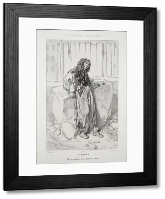 Framed Print : Rodeurs. Creator: Paul Gavarni (French, 1804-1866) Framed Print : Rodeurs. Creator: Paul Gavarni (French, 1804-1866)