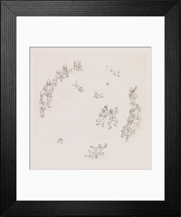 Framed Print : Revelers (Ribauds et Ribaudes). Creator: Leonce Justin Alexandre Petit (French, 1839-1894)