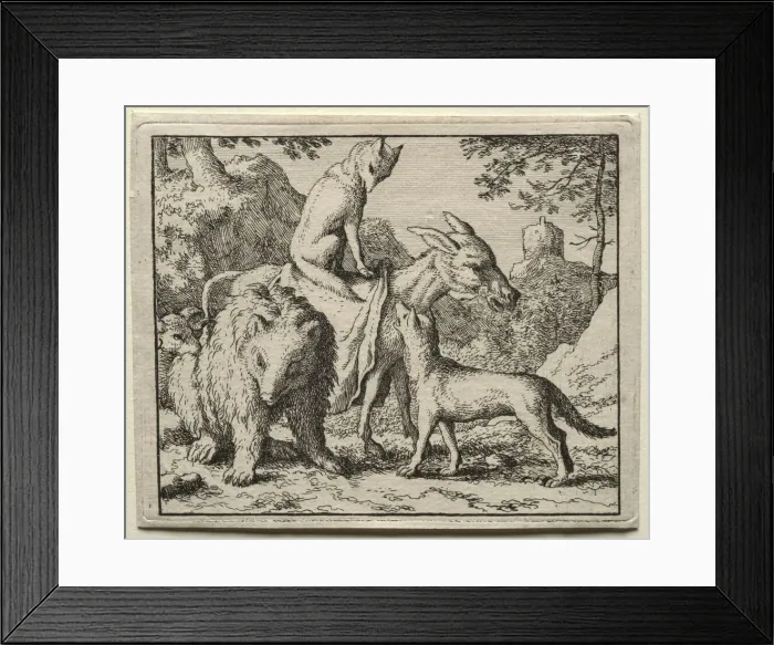 Framed Print : Reynard the Fox. Creator: Allart van Everdingen (Dutch, 1621-1675) Framed Print : Reynard the Fox. Creator: Allart van Everdingen (Dutch, 1621-1675)
