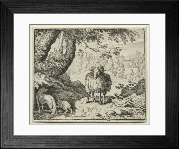 Framed Print : Reynard the Fox: Reynard Returns Home. Creator: Allart van Everdingen (Dutch, 1621-1675) Framed Print : Reynard the Fox: Reynard Returns Home. Creator: Allart van Everdingen (Dutch, 1621-1675)
