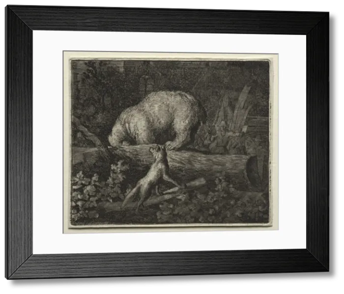 Framed Print : Reynard the Fox: Trapping the Bear. Creator: Allart van Everdingen (Dutch, 1621-1675) Framed Print : Reynard the Fox: Trapping the Bear. Creator: Allart van Everdingen (Dutch, 1621-1675)
