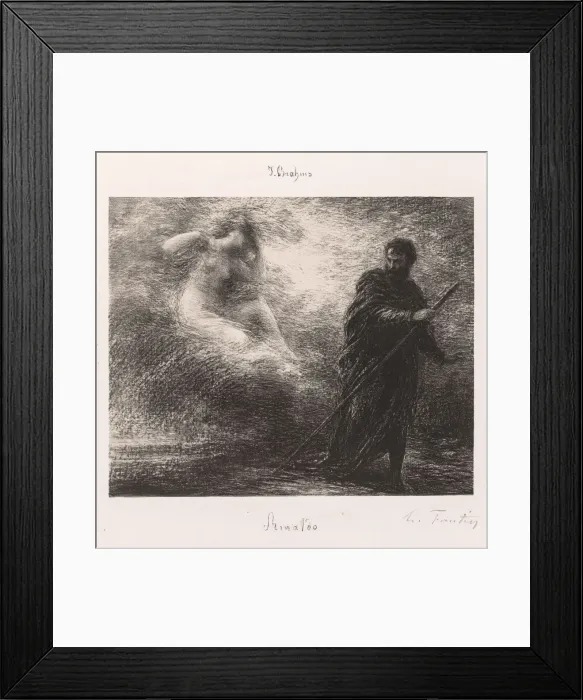 Framed Print : Rinaldo, 1881. Creator: Henri Fantin-Latour (French, 1836-1904) Framed Print : Rinaldo, 1881. Creator: Henri Fantin-Latour (French, 1836-1904)
