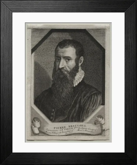 Framed Print : Peter Breughel the Elder. Creator: Michel Odieuvre (French, 1687-1756) Framed Print : Peter Breughel the Elder. Creator: Michel Odieuvre (French, 1687-1756)