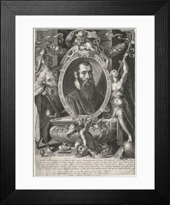 Framed Print : Peter Bruegel, 1606. Creator: Aegidius Sadeler (Flemish, c. 1570-1629) Framed Print : Peter Bruegel, 1606. Creator: Aegidius Sadeler (Flemish, c. 1570-1629)