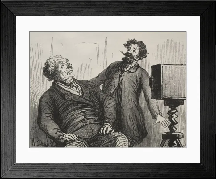 Framed Print : Photographe et photographies. Creator: Honore Daumier (French, 1808-1879) Framed Print : Photographe et photographies. Creator: Honore Daumier (French, 1808-1879)