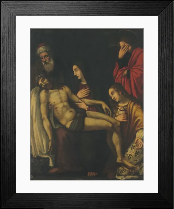 Framed Print : Pieta, late 1500s. Creator: Unknown Framed Print : Pieta, late 1500s. Creator: Unknown