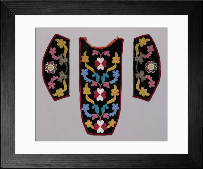 Framed Print : Placket and Cuffs, late 1800s. Creator: Unknown Framed Print : Placket and Cuffs, late 1800s. Creator: Unknown