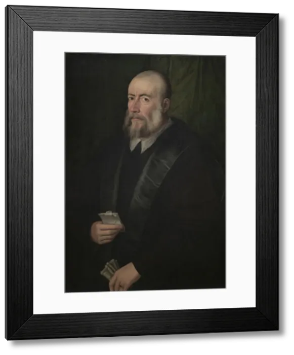 Framed Print : Portrait of an Old Man, mid-1500s. Creator: Giulio Campi (Italian, c. 1500-1572), attributed to Framed Print : Portrait of an Old Man, mid-1500s. Creator: Giulio Campi (Italian, c. 1500-1572), attributed to